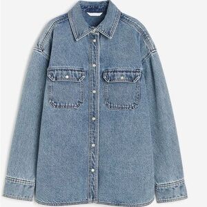 Denim Button-Up Shirt